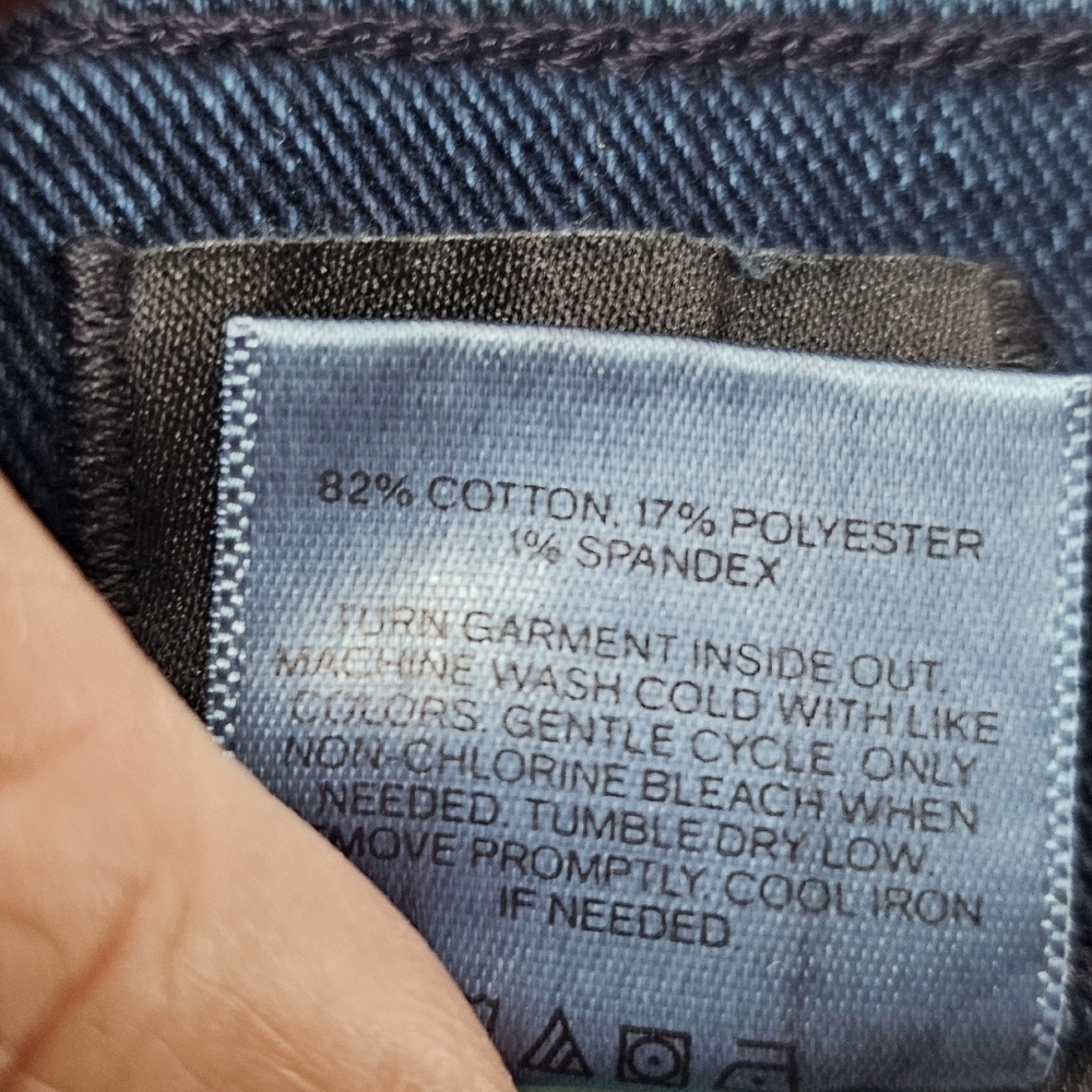 Express Women's High Rise Jeans - Deep Indigo - Picture 7 of 7